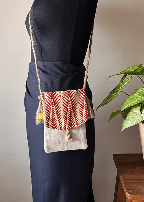 Chevron - Phone Sling Bag by House of Enke